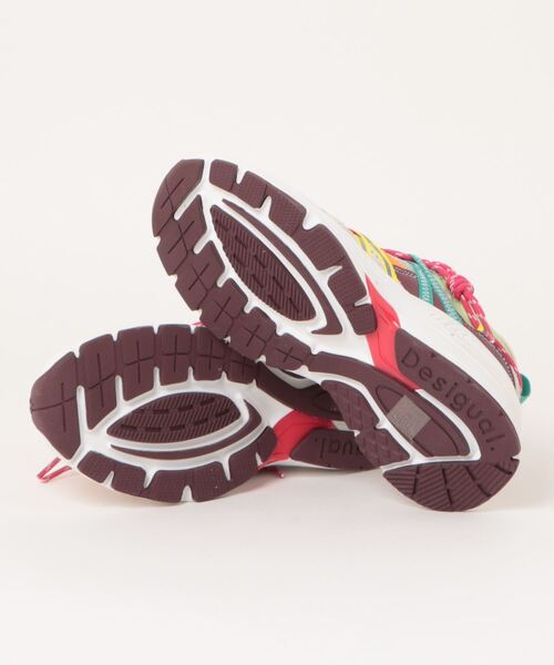 「Desigual」 ローカットスニーカー 24.0cm グリーン レディース_画像3