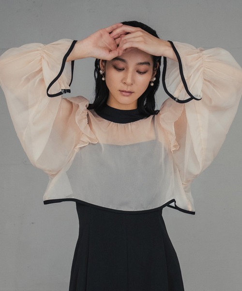 「GIRL」 コンビワンピース S グレー レディース_画像4