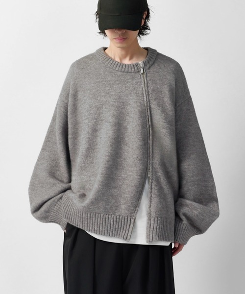 Lui's（ルイス） セーター ニット 「Neucon」TWIST-ZIP DESIGN OVER