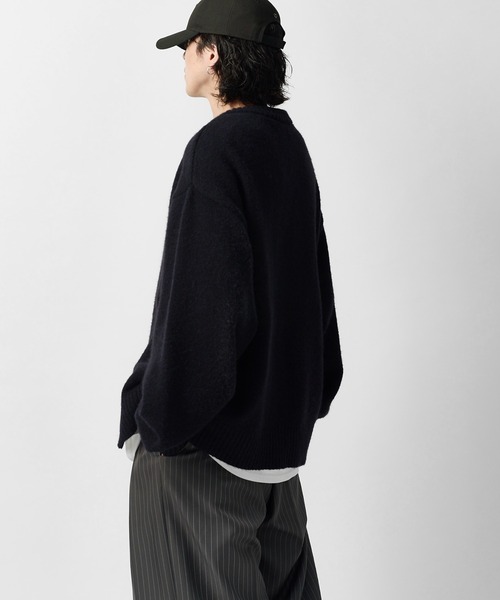 Lui's（ルイス） セーター ニット 「Neucon」TWIST-ZIP DESIGN OVER