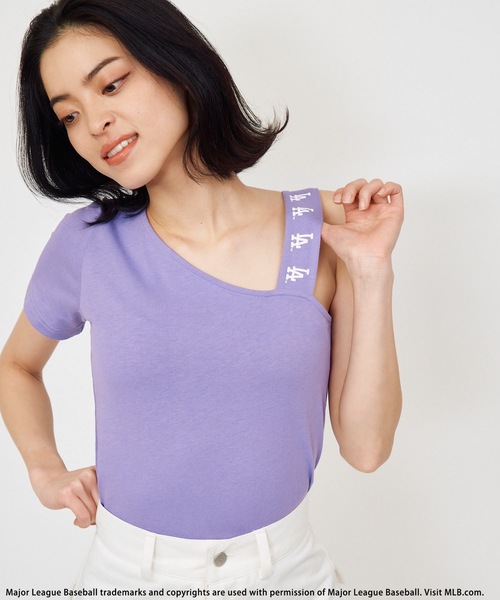 BACK TO THE FIELD tシャツ 「MLB」ワンショルダー2Wayロゴ
