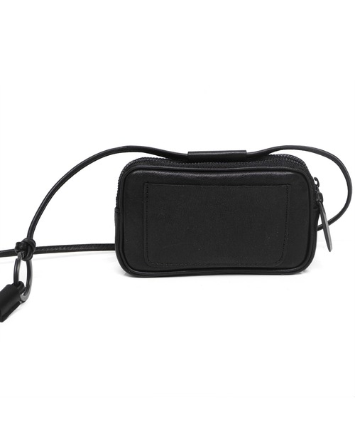 Leather micro shoulder bag 'double zip'　ショルダーバッグ 【RIVINGTON】 メンズ レディース