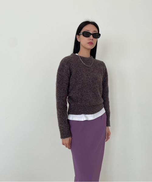 Didot.showroom スカート 「DIDOT.」 Iラインスリットマキシ