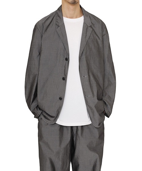 ジャケット テーラードジャケット GOLD / ゴールド：COTTON/SILK CHAMBRAY TAILORED JACKET：23A-GL152 GOLD ゴールド：COTTON/SILK CHAMBRAY TAILORED JACKET：23A