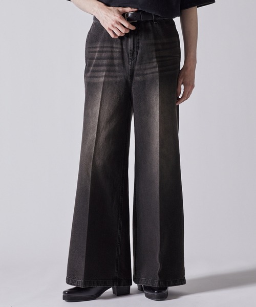 CLEL（クレイル） ジーンズ 「CLEL」Vintage Design Flare Denim Pants