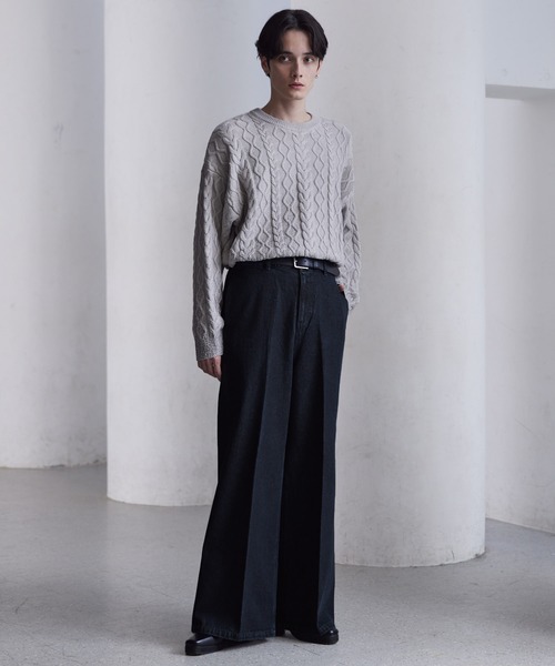 CLEL（クレイル） ジーンズ 「CLEL」Vintage Design Flare Denim Pants