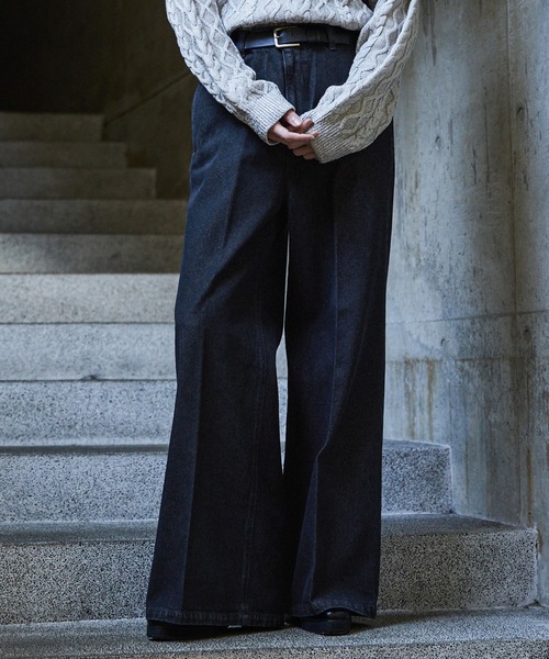 CLEL（クレイル） ジーンズ 「CLEL」Vintage Design Flare Denim Pants