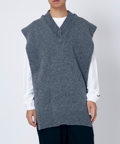 ニット メンズ Maison Margiela KNIT VEST｜zozo｜06