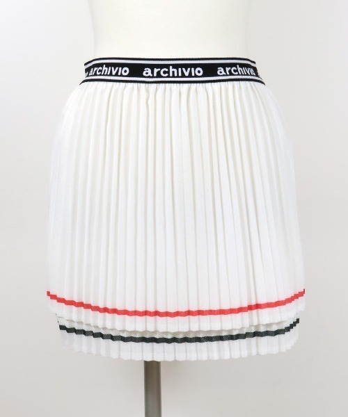 archivio プリーツスカート 38 archivio（アルチビオ） スカート 「LADIES」メッシュプリーツスカート