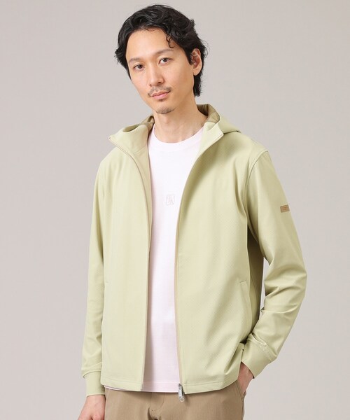 BEIGE メッシュパーカー TAKEO KIKUCHI（タケオキクチ） パーカー トリコットメッシュ パーカー