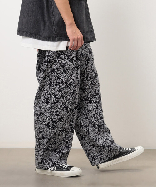 cardo fabrica アフリカンバティックテーパードイージーパンツ cardo fabrica アフリカンバティックテーパードイージーパンツ