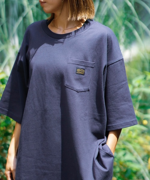 RVCA tシャツ メンズ AMERICANA LABEL POCKET TEE Tシャツ