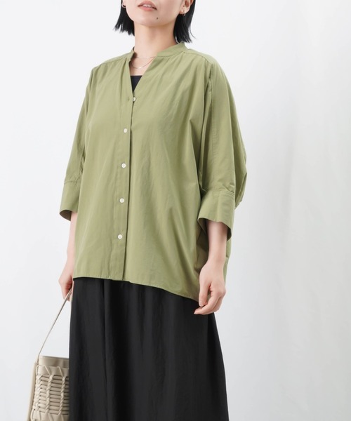 ブラウス シャツ LC/LLL バンザイブラウス/コクーンドルマンブラウス レディース GOLDJAPAN 大きいサイズ レディース チュニック ブラウス