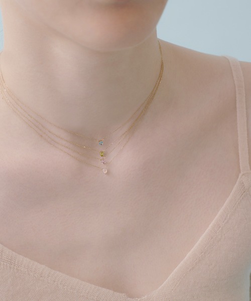 ネックレス 「les bon bon」float necklace BOB451 レディースの画像