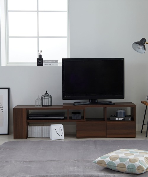 iellio 家具 伸縮できるテレビ台 : ZOZOTOWN Yahoo!店 - 通販 - Yahoo