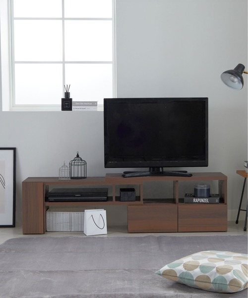 iellio 家具 伸縮できるテレビ台 : ZOZOTOWN Yahoo!店 - 通販 - Yahoo