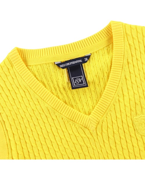 ZOY（ゾーイ） ベスト ジレ WOMENS ハイゲージコットン ベスト