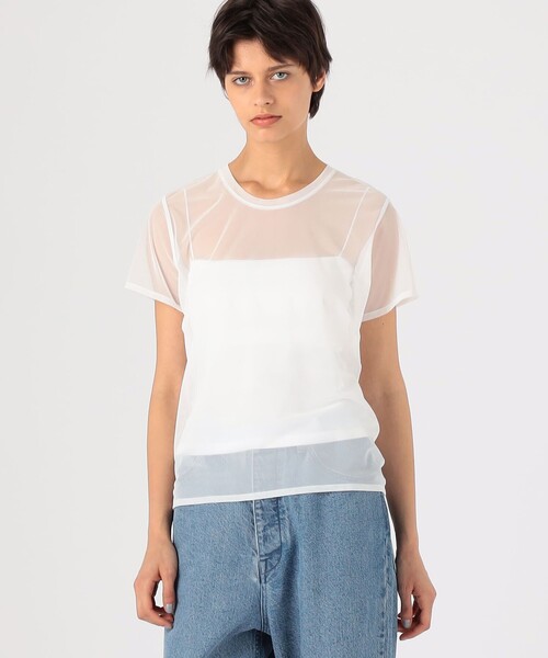 tシャツ Simone Wild シアーネットTシャツ レディース : ZOZOTOWN