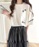 tシャツ 半袖 後ろ姿までぬかりなくオシャレに...の詳細画像1