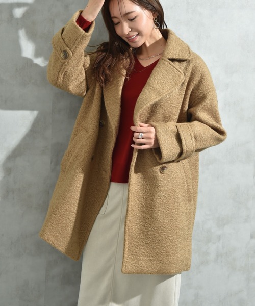 INTERPLANET（インタープラネット） コート アウター ブークレツイード