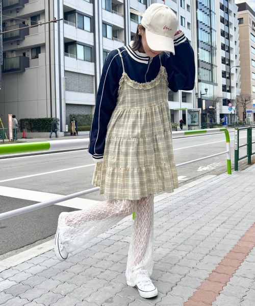 SOLLON. パンツ レースフレアパンツ/レギンスパンツ レディース