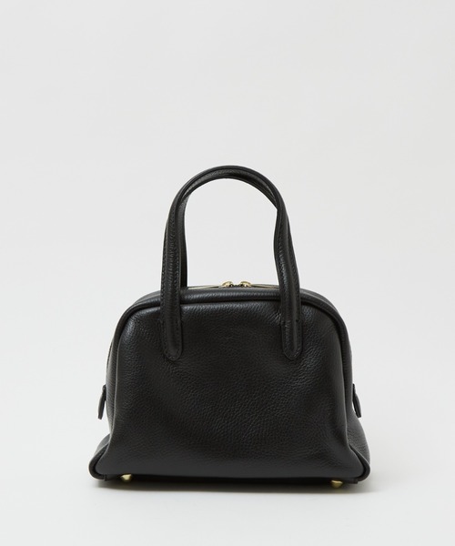 ✨️美品 AULENTTI  ボディバッグ 2way シボ革 ターンロック 黒 AULENTTI/ターンロックモチーフ2wayトートバッグ