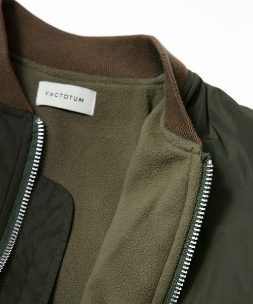 ma1 ma-1 「FACTOTUM」 Nylon MA-1 メンズ レディースの画像