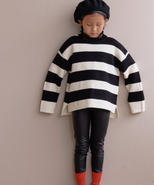 LOWRYS FARM ニット セーター ボーダーニットLS 145398 キッズ