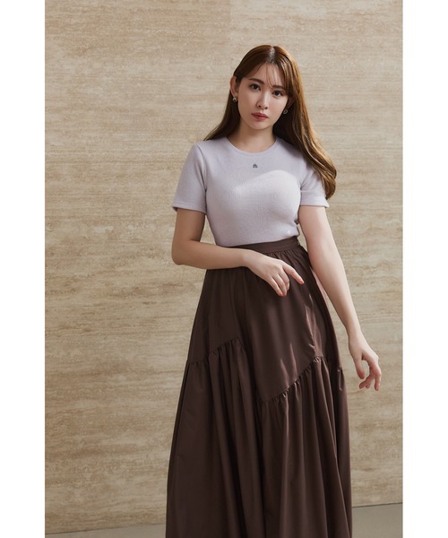 Her lip to tシャツ Trois Logo Ribbed Tee レディース