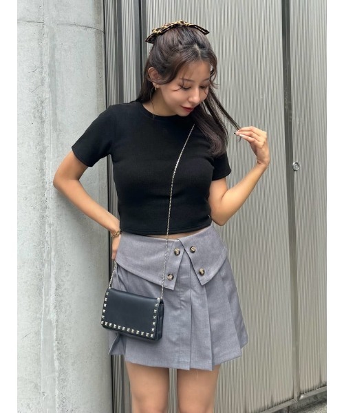 トップス Trois Logo Ribbed Tee Her lip to tシャツ Trois Logo Ribbed Tee レディース