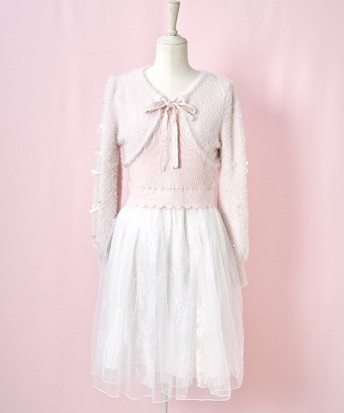 mellfy memory（メルフィーメモリー） ワンピース Melty fluffy knit
