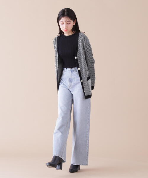 ジルスチュアート新品⭐️Exclusive Lineパイピングドレスロング