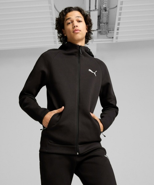 PUMA パーカー プーマ メンズ エヴォストライプ フルジップ