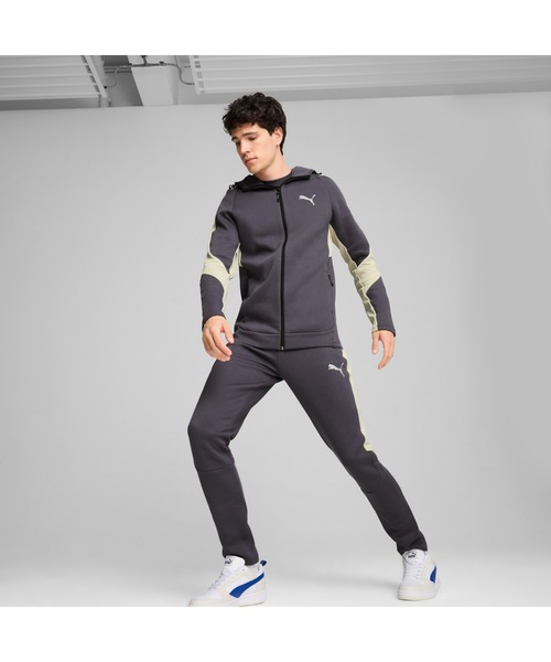 季節の変わり目に☆  Men’s☆フルジップフーディ♪ PUMA パーカー プーマ メンズ エヴォストライプ フルジップ