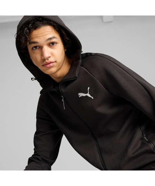 PUMA パーカー プーマ メンズ エヴォストライプ フルジップ