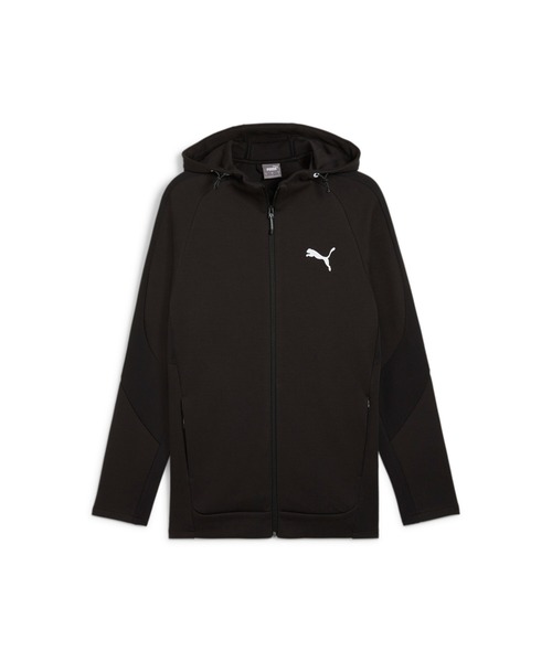 プーマ puma 新品 黒色 black フルジップ パーカー regular FIT