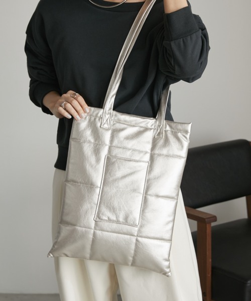 Aunt Marie's トートバッグ キルティングトートBAG/PC，A4収納