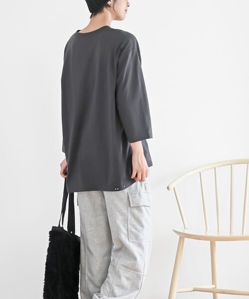 tシャツ タックロゴ刺繍Ｔシャツ レディース antiqua tシャツ フェルトロゴ刺繍Tシャツ レディース メンズ