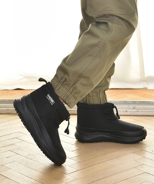 moz（モズ） ブーツ 裏ボアドロストパフィスノーブーツ レディース