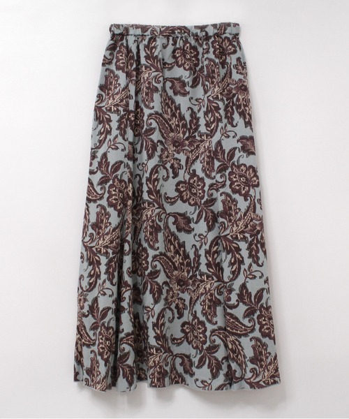 RNA-N（アールエヌエーエヌ） スカート G1079 植物柄フレアロング