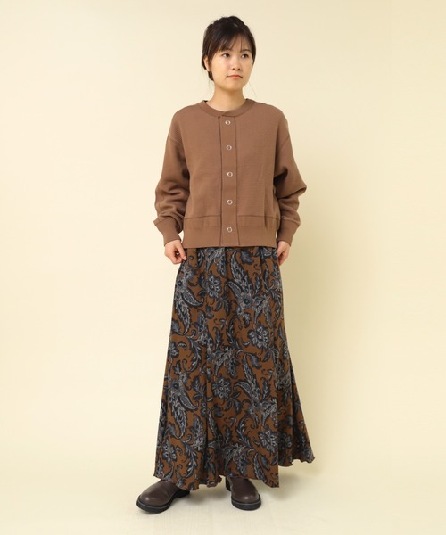 RNA-N（アールエヌエーエヌ） スカート G1079 植物柄フレアロング