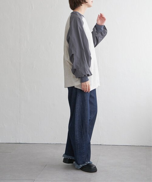 notch.（ファッション） トレーナー スウェット 裏毛異素材2WAY