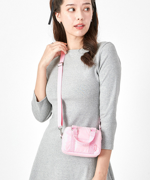 LeSportsac ショルダーバッグ バッグ GY MICRO BAG ピンクペタル