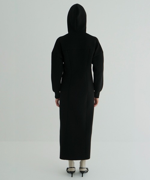 CLANE（クラネ） ワンピース HOODED LONG KNIT ONEPIECE : ZOZOTOWN