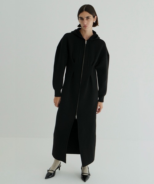 CLANE（クラネ） ワンピース HOODED LONG KNIT ONEPIECE : ZOZOTOWN