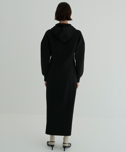 CLANE（クラネ） ワンピース HOODED LONG KNIT ONEPIECE : ZOZOTOWN