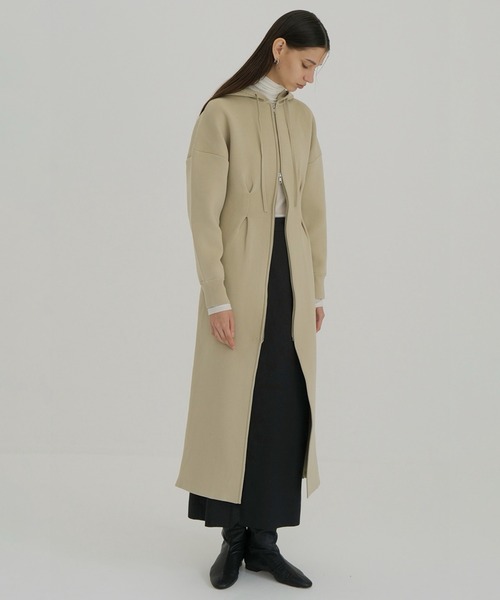 CLANE（クラネ） ワンピース HOODED LONG KNIT ONEPIECE : ZOZOTOWN