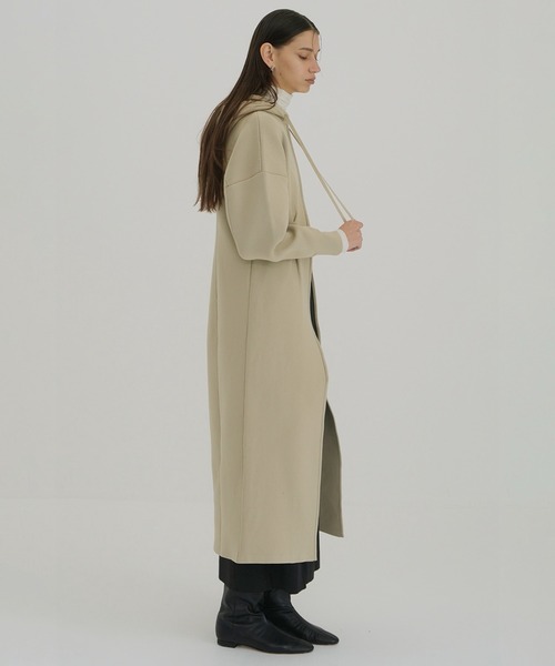 clane ワンピース CLANE（クラネ） ワンピース HOODED LONG KNIT ONEPIECE : ZOZOTOWN