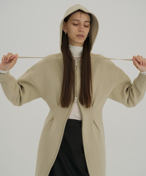 CLANE（クラネ） ワンピース HOODED LONG KNIT ONEPIECE : ZOZOTOWN