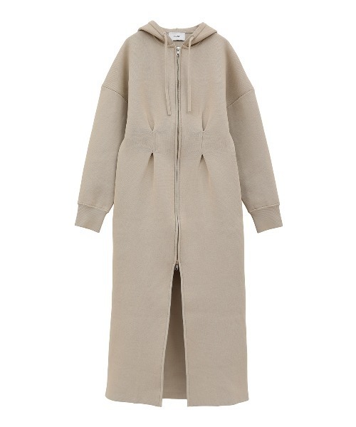 CLANE（クラネ） ワンピース HOODED LONG KNIT ONEPIECE : ZOZOTOWN